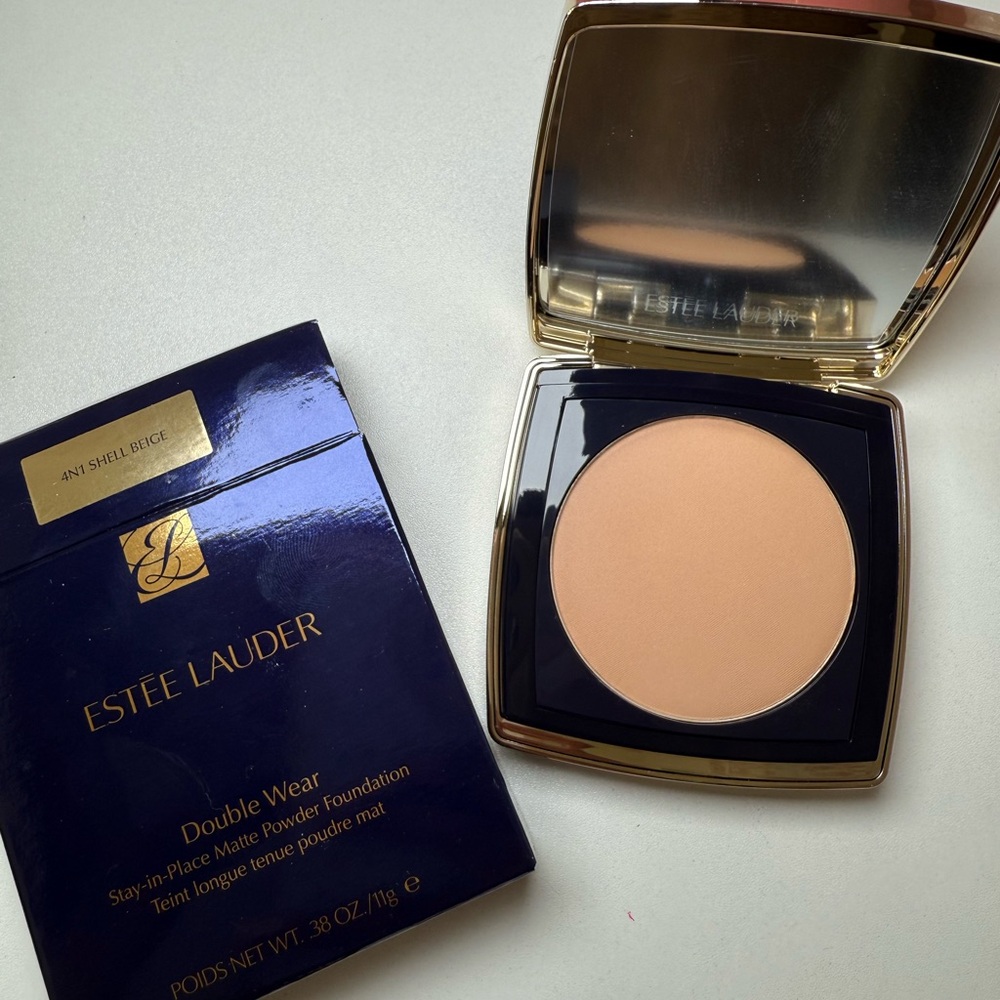 Estee Lauder Double Wear Matte Powder Foundation - Shell Beige